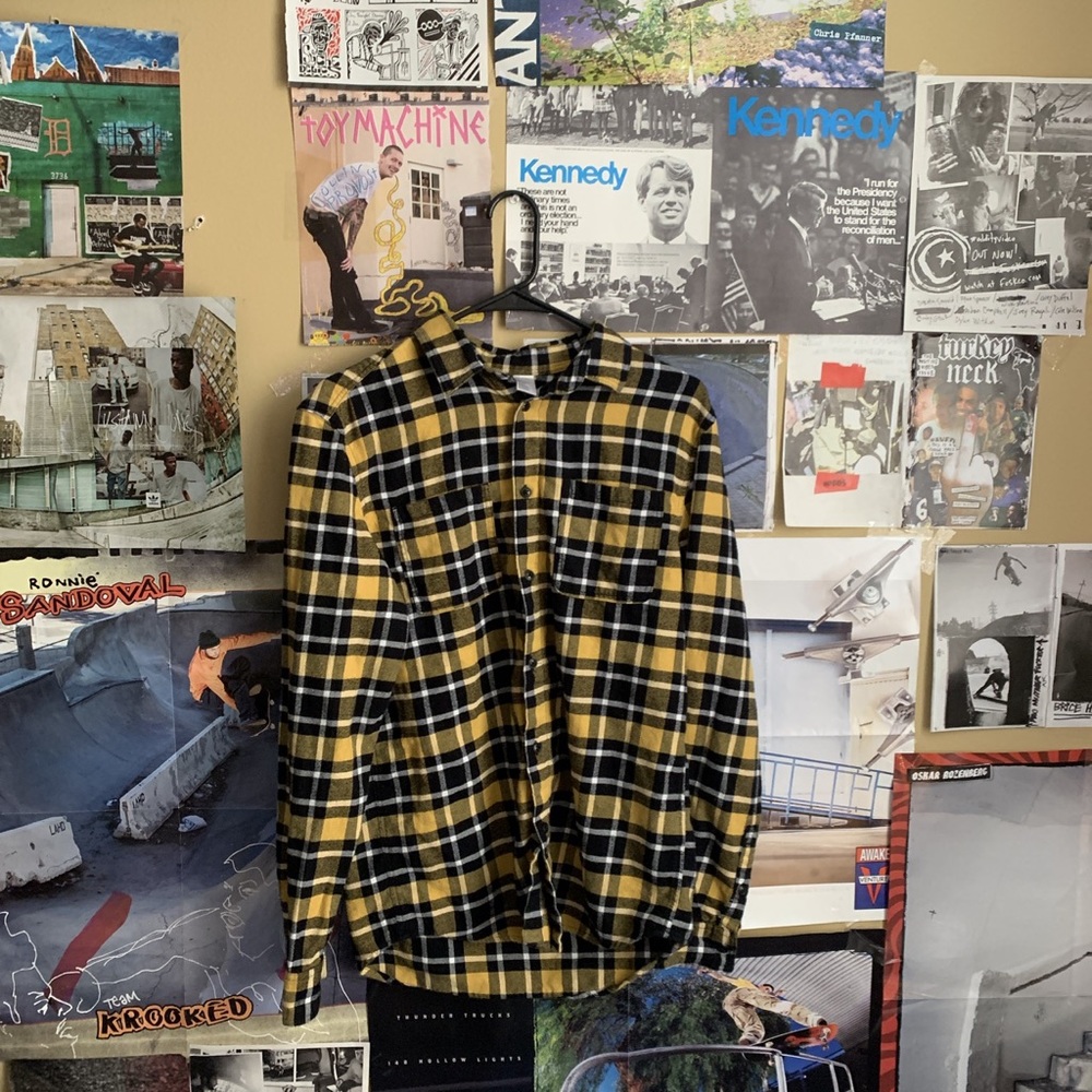 Black and Yellow Flannel from H&M